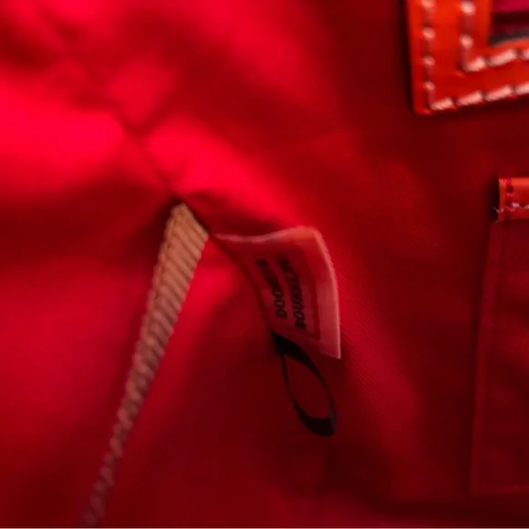 Firm Dooney & Bourke Vibrant Orange Tote - Picture 7 of 11